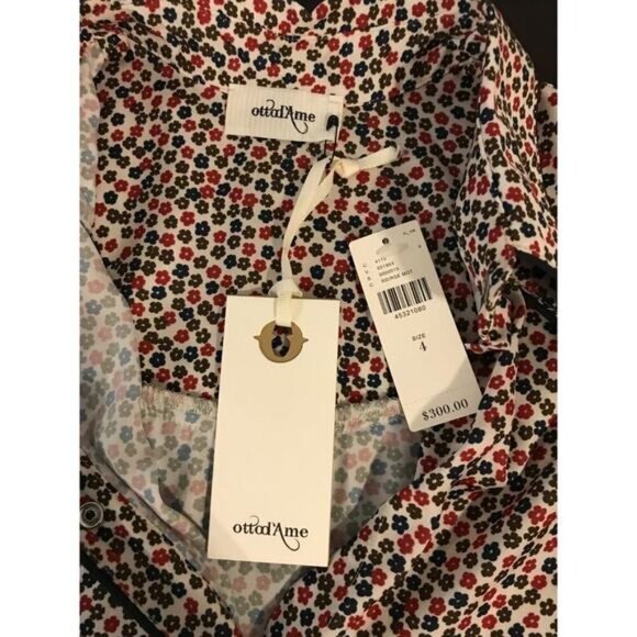 Anthropologie ottod'Ame Floral Western Buttondown Blouse - Picture 5 of 11